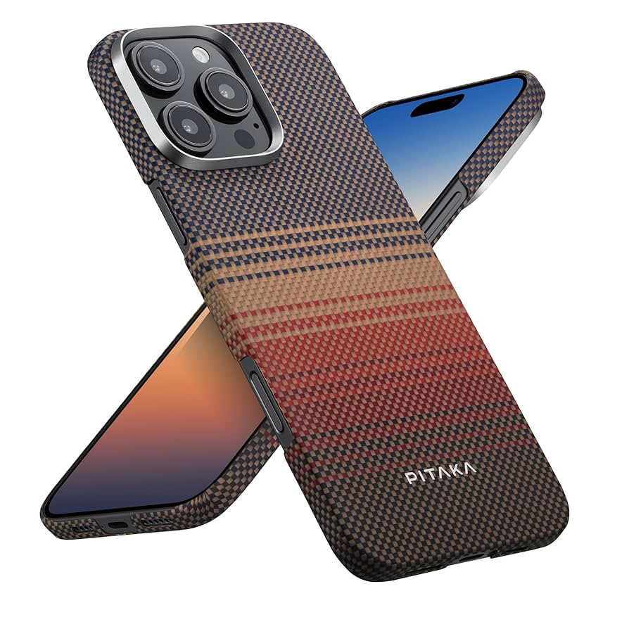 Pitaka Woven Slim Case iPhone 16 Pro SunSet