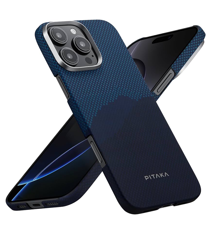 Pitaka Woven Slim Case iphone 16 pro max over the horizon