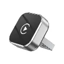 JASCO Wireless CarPlay (2 in 1 Wireless Adapter) (Chrome Silver)