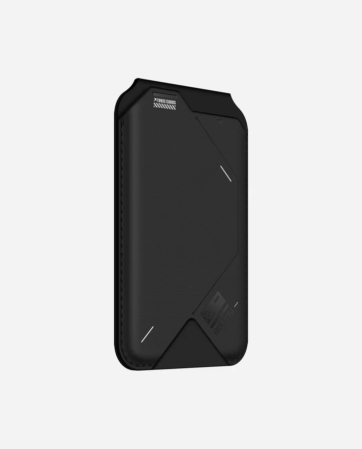 AULUMU G02 Magnetic Flip Wallet & Stand (Black)