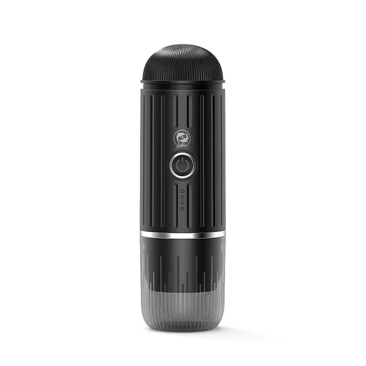 iCafilas 2-in-1 Portable Espresso Maker with Heating (Black)