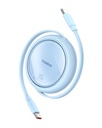 Baseus Free2Pull Mini Retractable Cable USB-C to USB-C 100W 1.5m (Galaxy Blue)