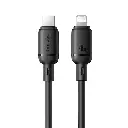 Baseus Silky Series كيبل شحن سريع USB-C إلى Lightning 20W 2m (أسود)