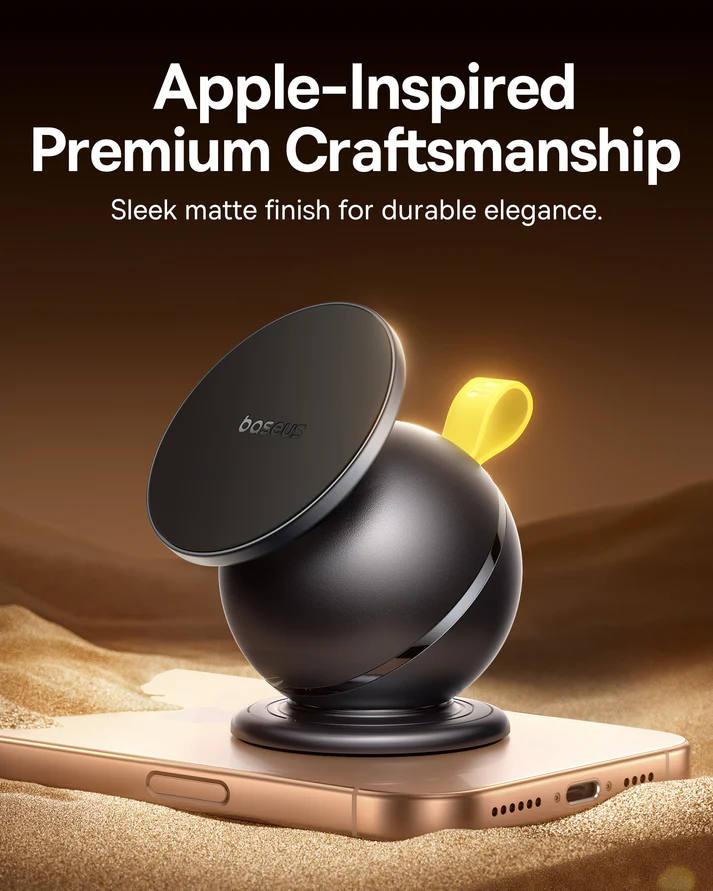 بيسوس حامل جوال سيارة مغناطيسي للتابلوه (أسود )