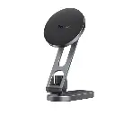 Baseus T-Space Series Folding Metal Car Mount Magnetic Phone Holder (Frost Silver)