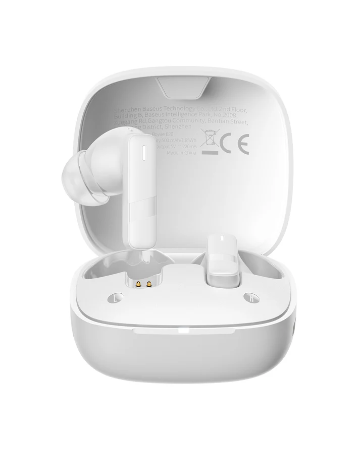 Baseus Bowie E20 True Wireless Earphones (Stellar  White)