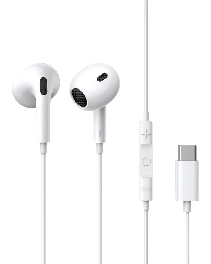 Baseus Encok CZ17 Semi-In-Ear Wired Earphones (Moon White)
