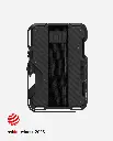 AULUMU G03 Multi-Tool Magnetic Metal Wallet Leather Cover - Carbon Fiber