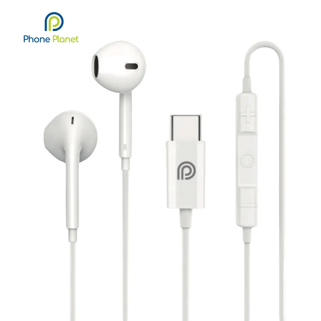 Phone Planet Universal Type-C Wired Earphones HF01 (White)