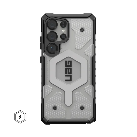 UAG Pathfinder Clear w/Magnet Case for Samsung Galaxy S26 Ultra (Ice/Silver)