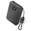 Vention Power Bank 10000mAh with Built-in USB C-C (Black)