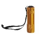Mini 9 LED Aluminum Flashlight (Bronze)