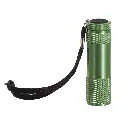 Mini 9 LED Aluminum Flashlight (Green)
