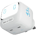 Powerology Lumix GaN AI Power Charger (White)