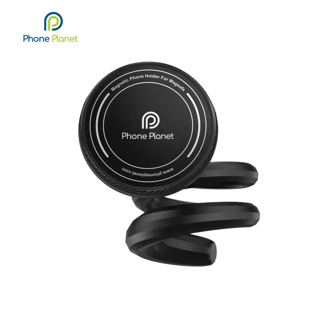 Phone Planet Magnetic Phone Holder 360° Adjustable (Black)