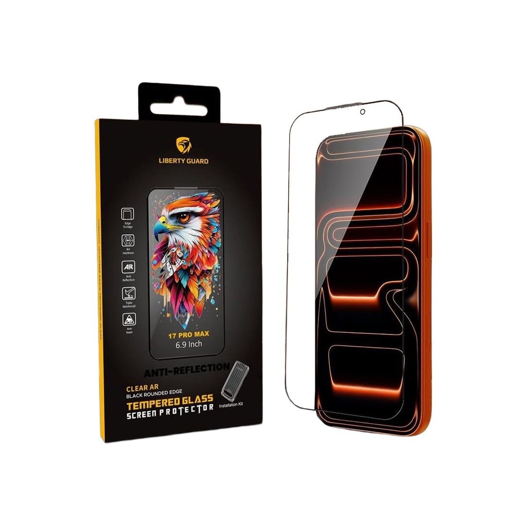 Liberty Guard Screen Protector Anti-Reflection for iPhone 16 Pro Max / 17 Pro Max (Clear)