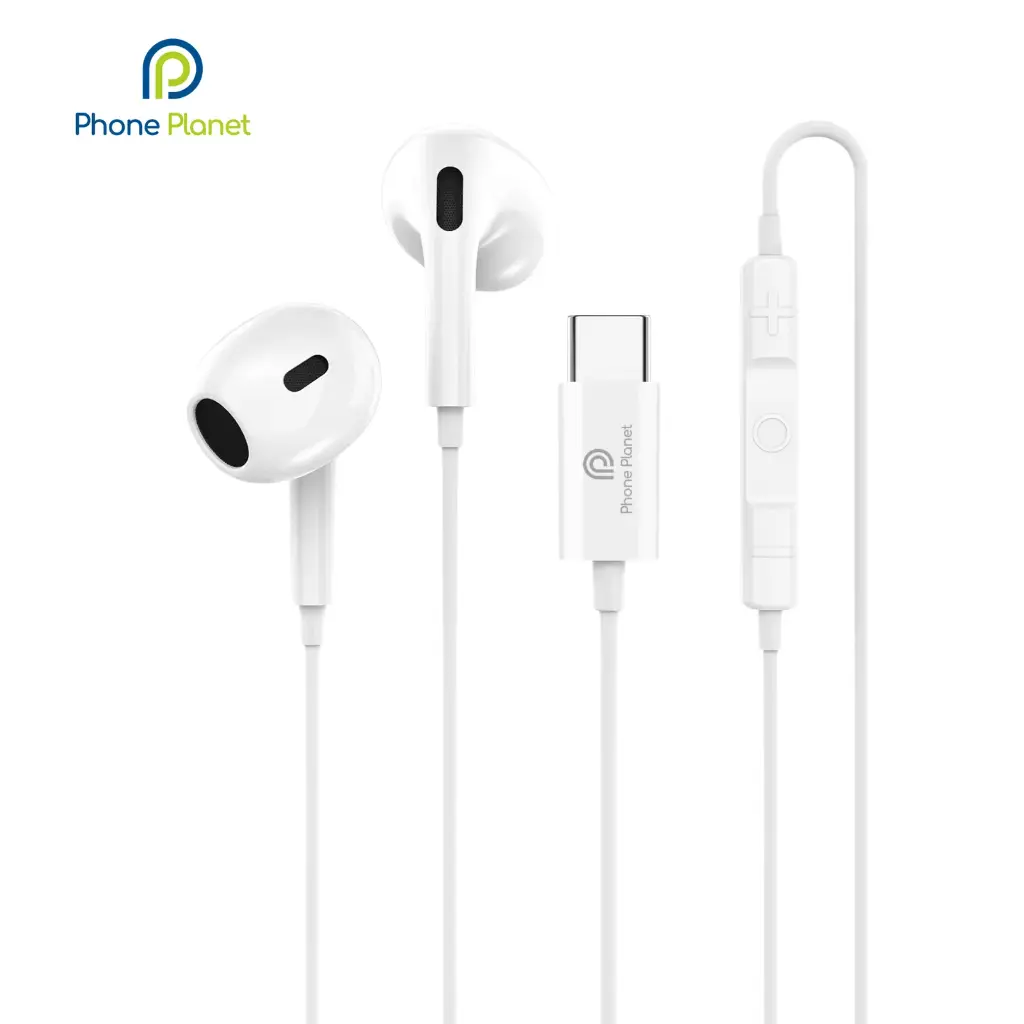Phone Planet Universal Type-C Wired Earphones HF03 (White)