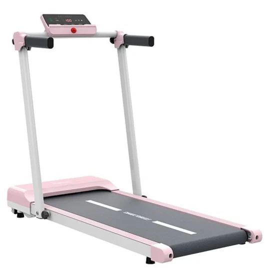 HSM Smart Foldable Home Treadmill Supports up to 110 kg (Pink)
