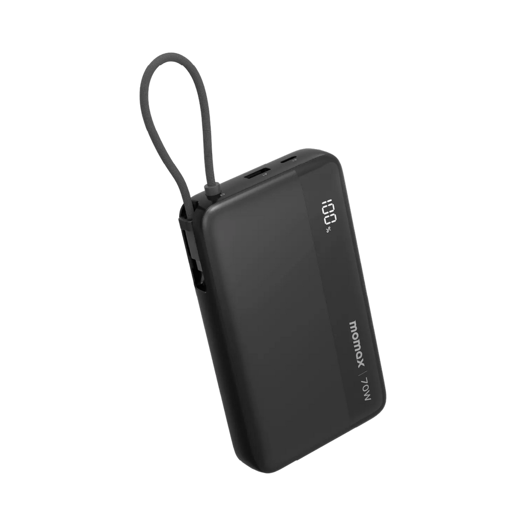 Momax 1-Power Ultra+ 20000mAh External Battery Pack with Built-in Cable