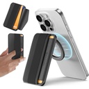 Sinjimoru MagSafe Wallet M-Band Stand (Black)