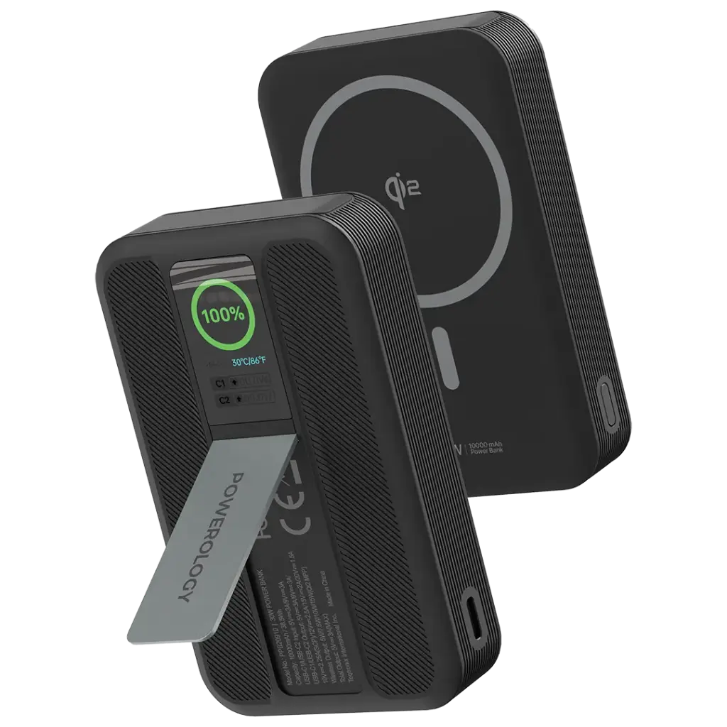 Powerology Vision 10000 mAh Magsafe Power Bank PD 30W (Black)