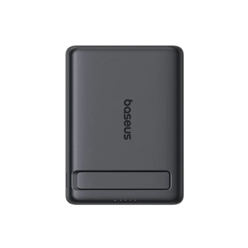 Baseus PicoGo AM31 Qi2 Ultra-Mini Magnetic Power Bank with Kickstand 5000mAh 20W - Cosmic Black