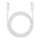 Baseus New Braided Fast Charging Cable USB-C to USB-C 100W 2m - White