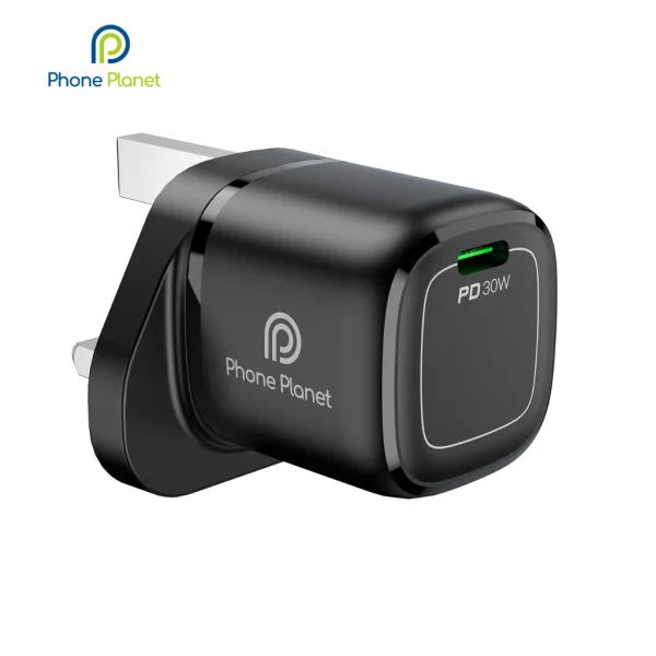 Phone Planet Gan Adapter 30W Type-C PD (Black)