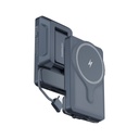 Powerology 5000mAh Powerbank Magsafe Charging Air-Vent Mount (Gray)