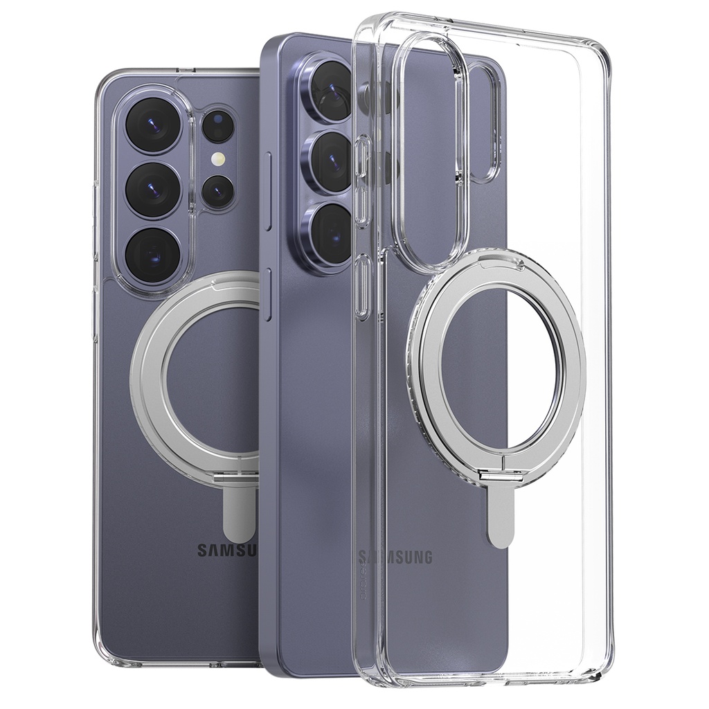 Araree Duple Magsafe Stand Case For Samsung Galaxy S26 Ultra (Clear)