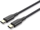 Vention Nylon Braided Zinc Alloy USB C- C Cable 1.2M (Black)