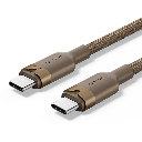 Vention Aluminum Alloy USB C - C Magnetic Cable 1M (Titanium Gold)
