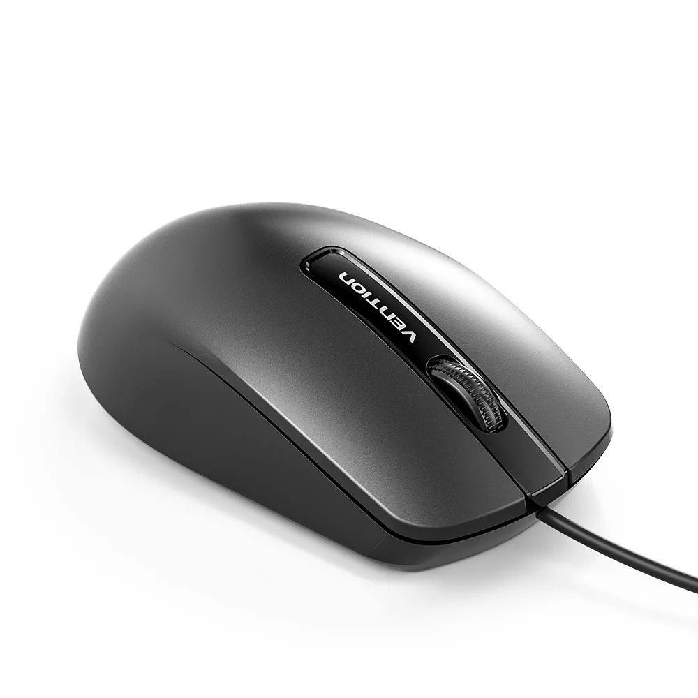 Vention 3-Button USB Wired Computer Mouse 1.5M (Black)