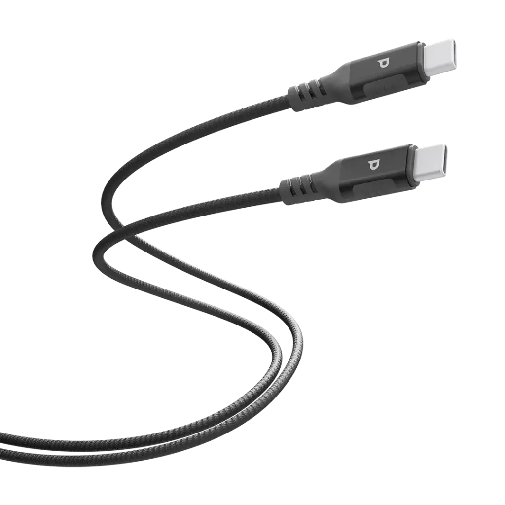 Powerology Power Sync Weave USB-C to USB-C Cable PD 100W 2M (Gray)