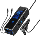 Powerology 300W  | x2 AC Socket Car Power Inverter (Black)