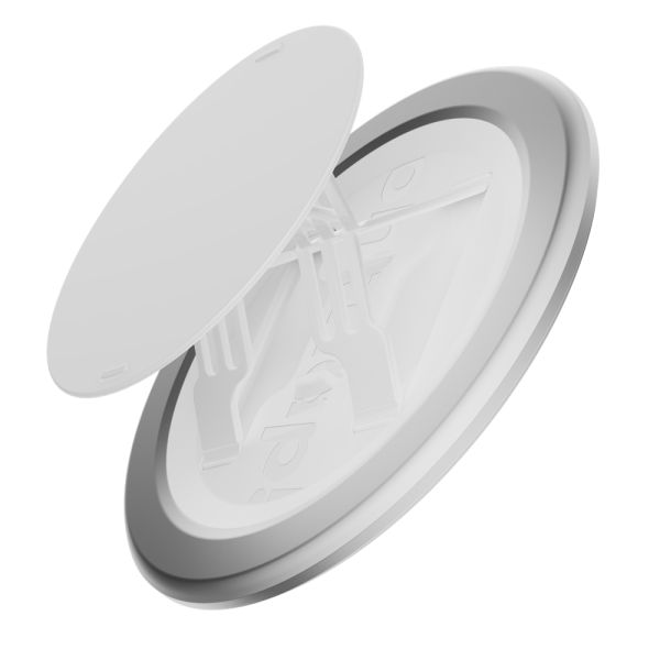 Ohsnap Phone Grip Lux 5 (Silver Drift)