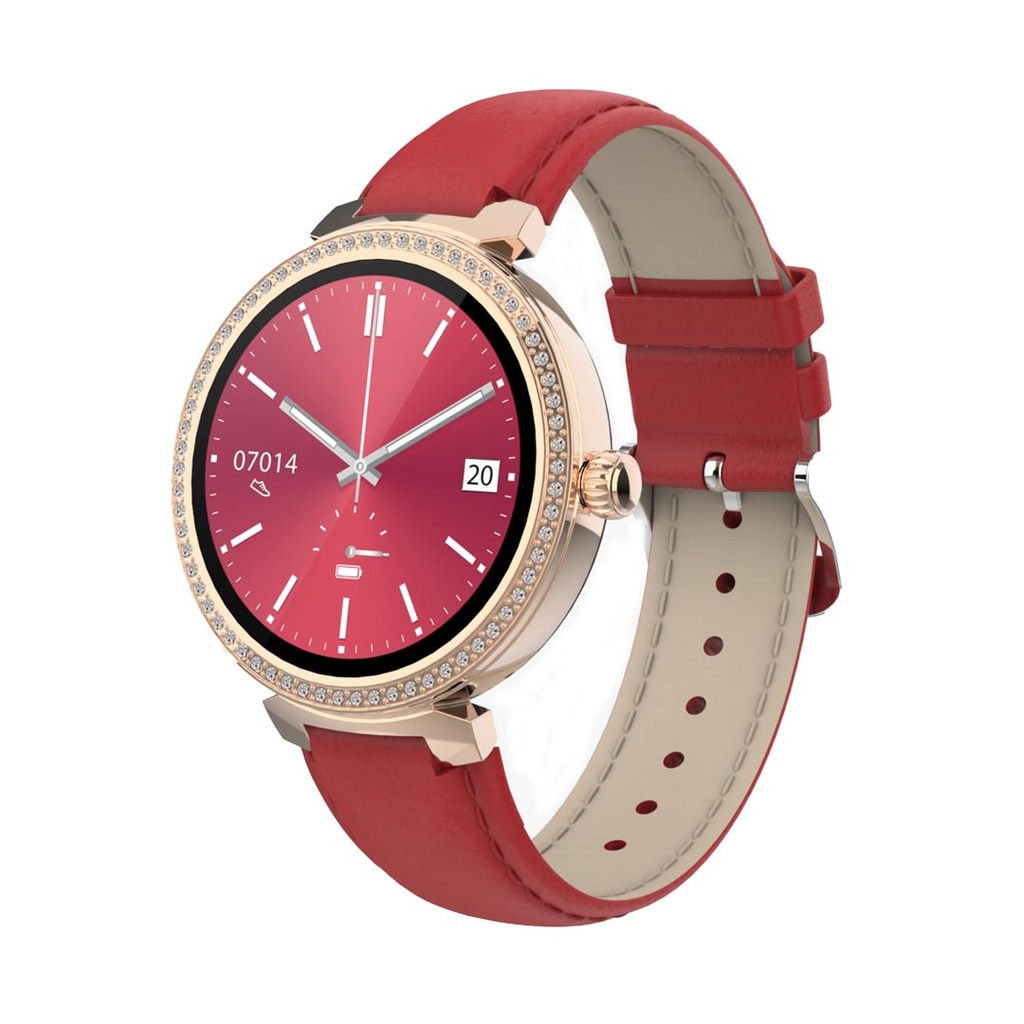 Porodo Belle Smart Watch (Red)
