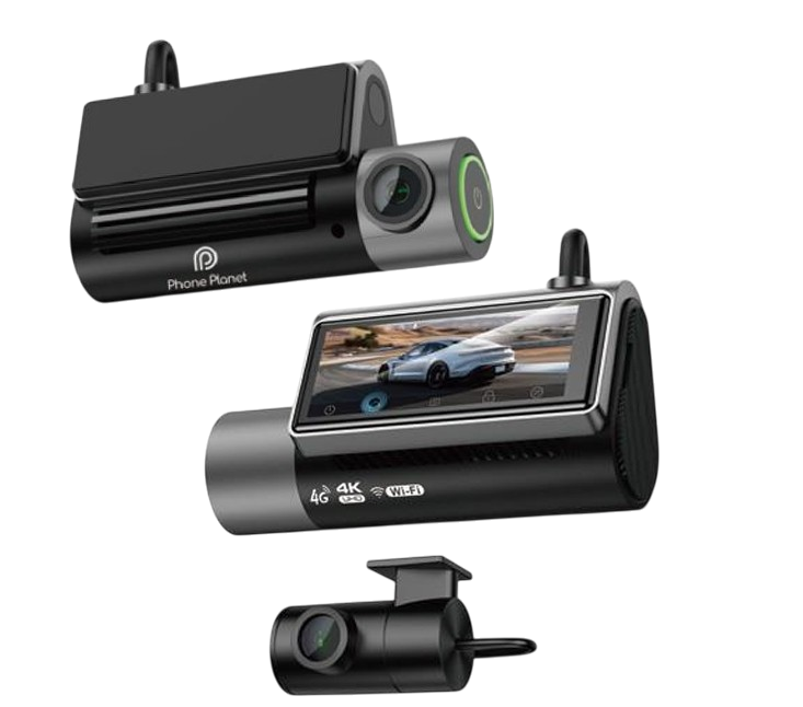 Phone Planet 2-IN-1  4G & WIFI Car Dash Cam 4K UHD