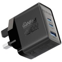 Promate Charging Adapter 45W PD GaNFast™ (Black)