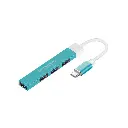 Promate LiteHub 4-in-1 Multi-Port USB-C Data (Blue)