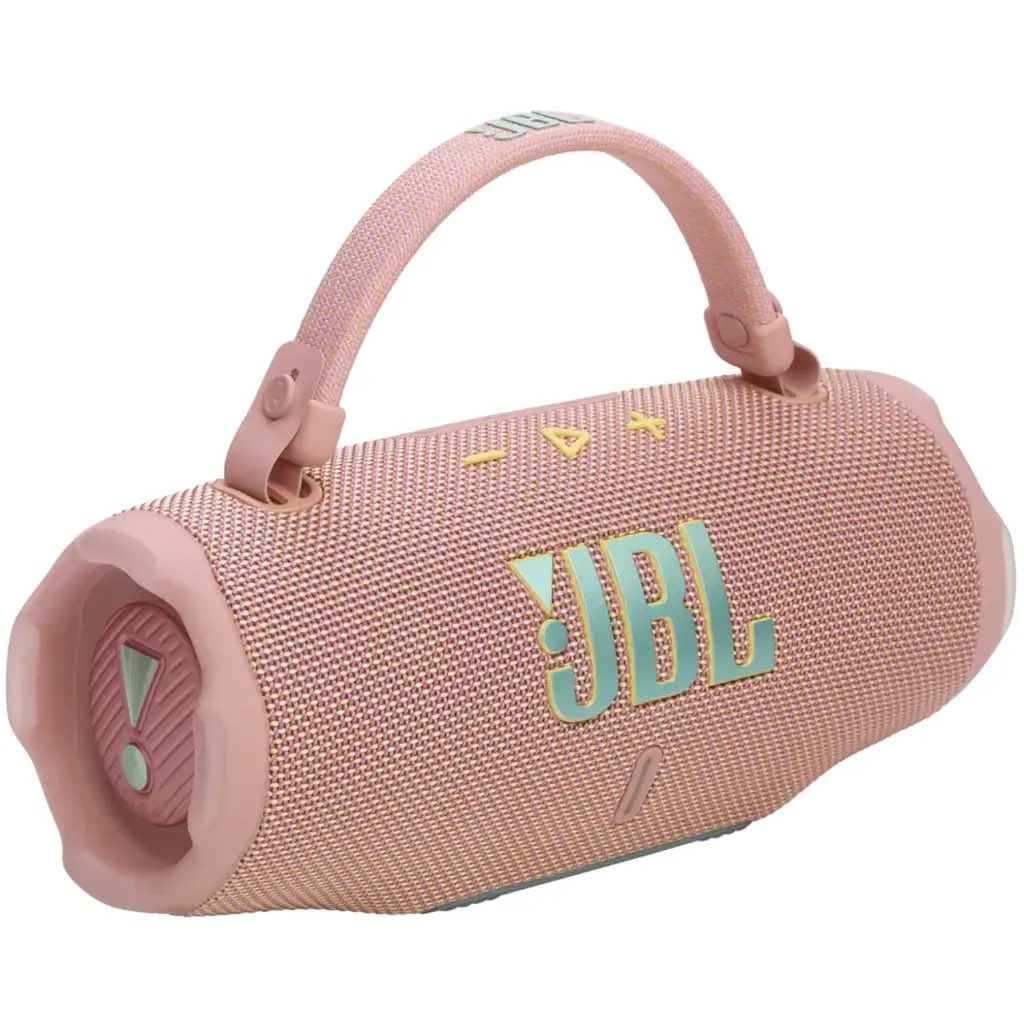 JBL Charge 6 Splashproof Portable Bluetooth Speaker (Pink)
