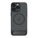 Smartix Premium Designer Stand Case for iPhone 16 Pro (Black)