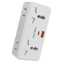 Porodo Plex 1500W Universal Adapter (White)