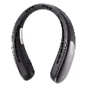Porodo Lifestyle Chillo Zen Neck-Hanging Cooling Fan with Intelligent Digital Display (Black)
