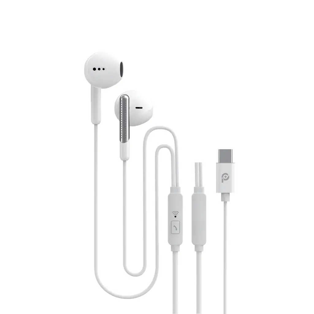 Powero+ Pulse Lite Wired
Earphone Type-C (White)