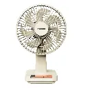 Porodo Lifestyle Chillo Portable Desk Fan with Oscillating Function & Indicator Lights (Beige)
