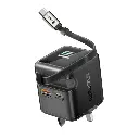 Promate 70W GaNFast™ Wall Charger w/ USB - C Cable (Black)