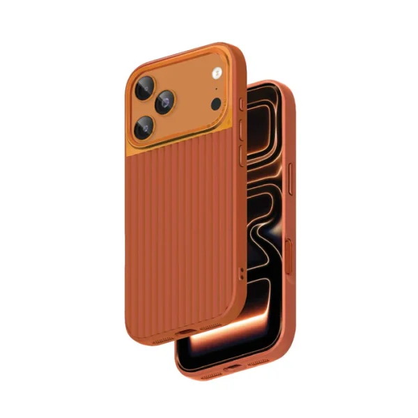 Smartix Ultraguard Silicone Magnetic Case for iPhone 17 Pro (Orange)
