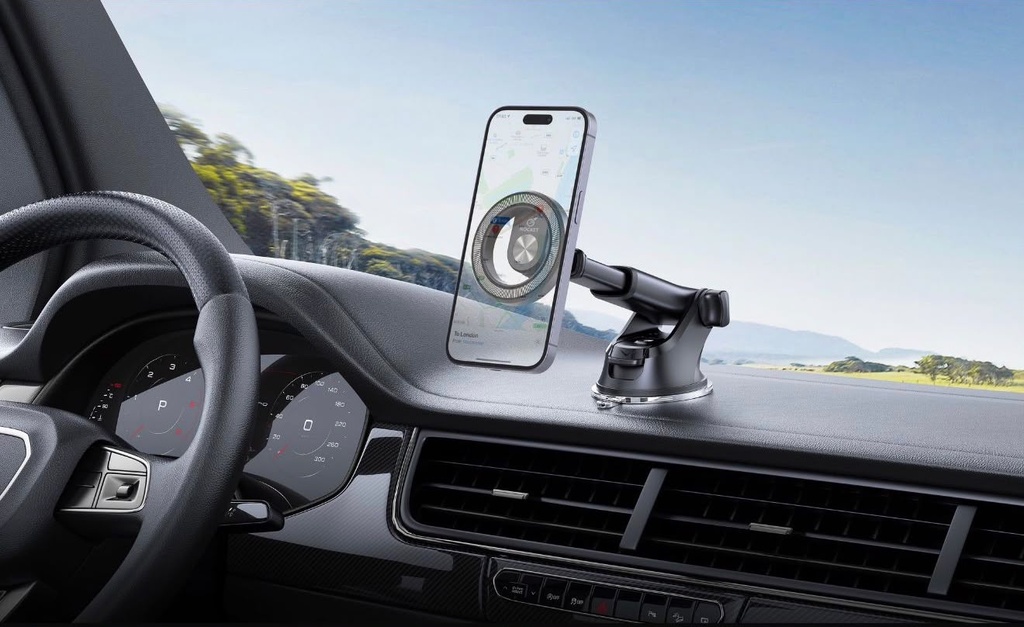 Rocket Magsafe Car Holder (Black)
