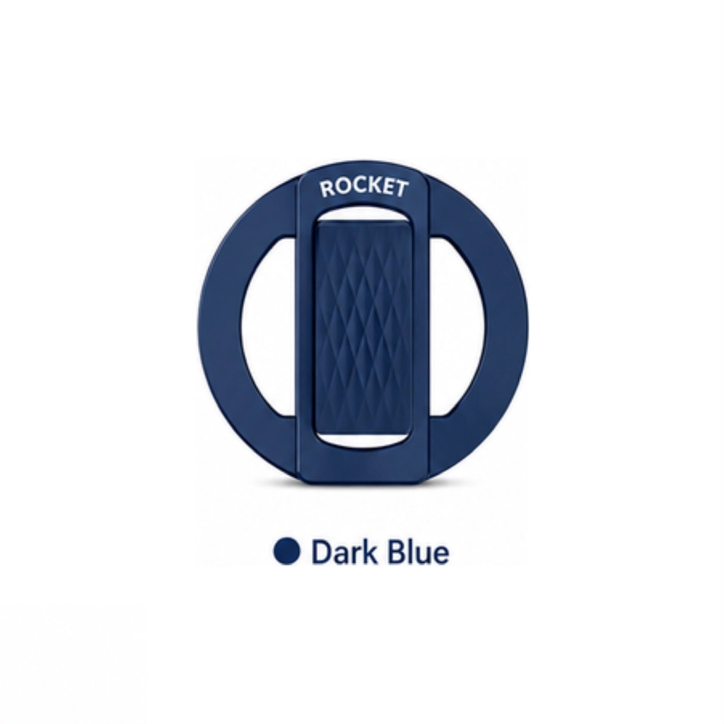 Rocket Magnetic Phone Grip & Stand Holder (Navy Blue)